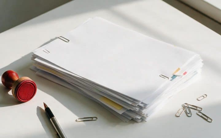 Filed formation documents with a red ink stamp, articles of organization