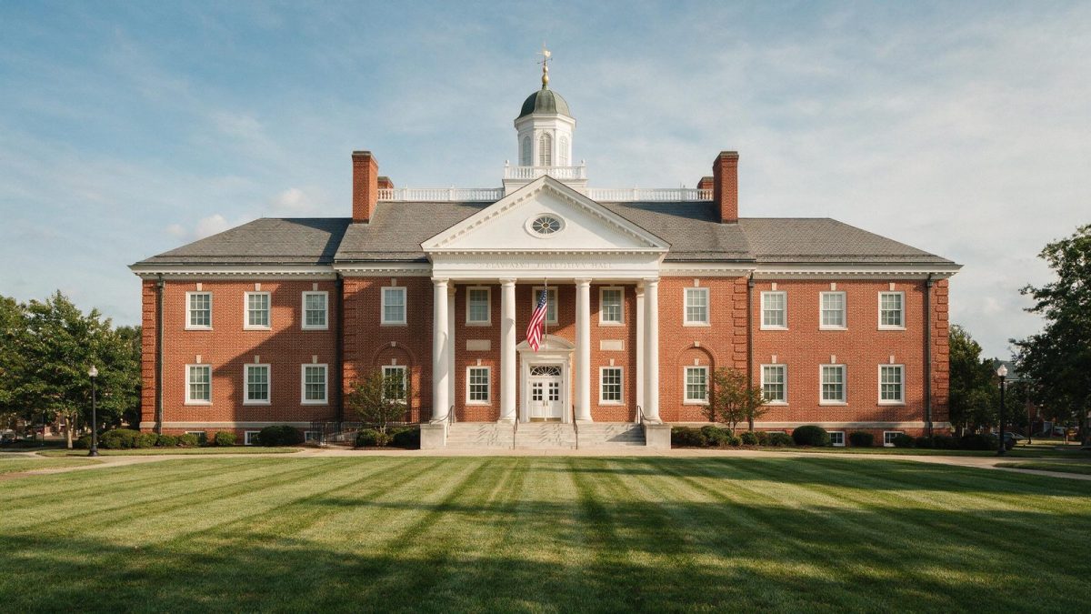 Delaware Legislative Hall in Dover, illustrating the Delaware business entity search