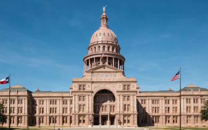 Texas State Capitol in Austin, where Texas business entity records are kept